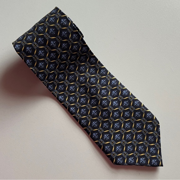 Richel Printed Silk Tie - Picture 1 of 4